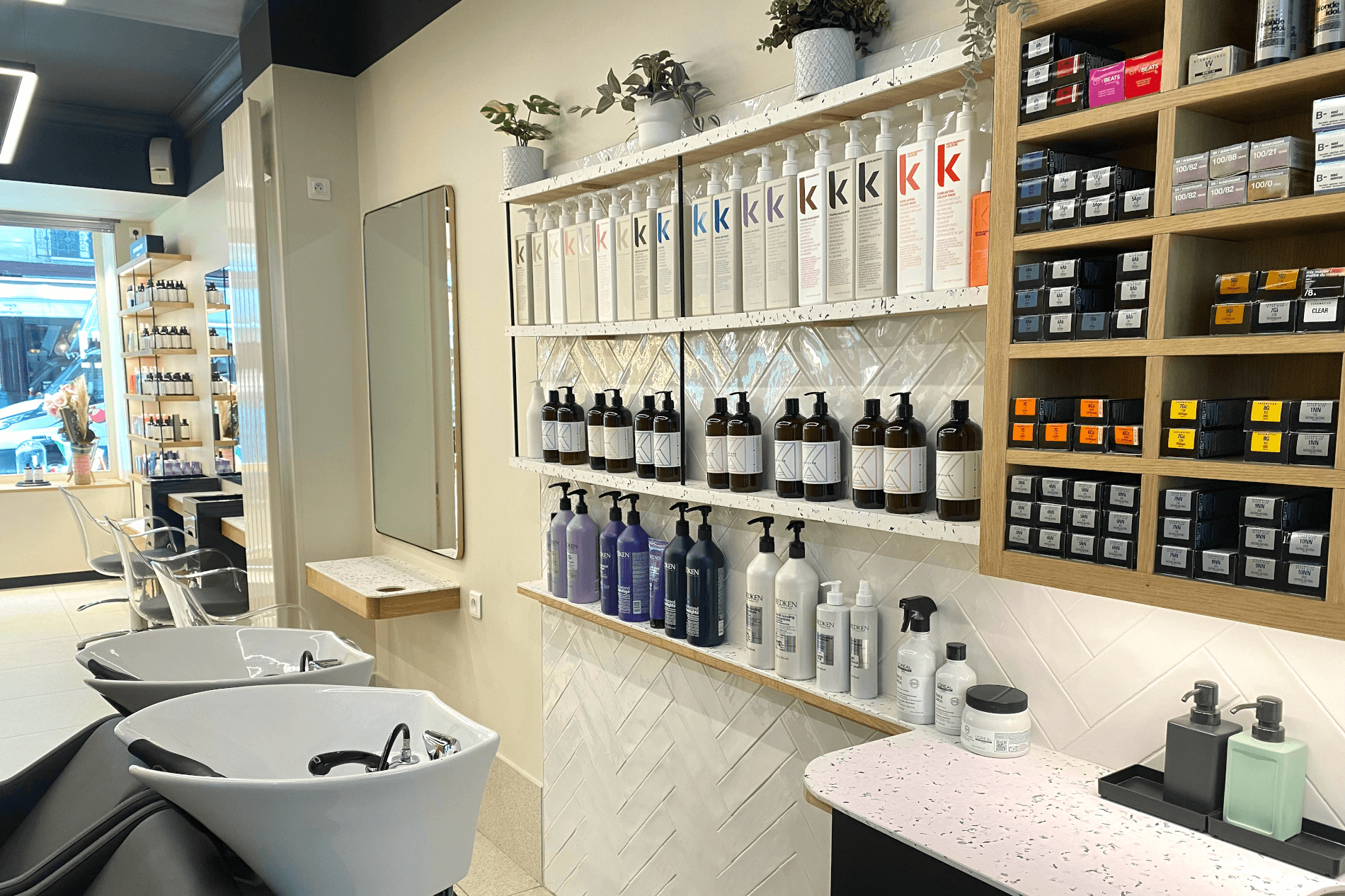 Bac à Shampoing Produits Salon Coiffeur Kut Faidherbe