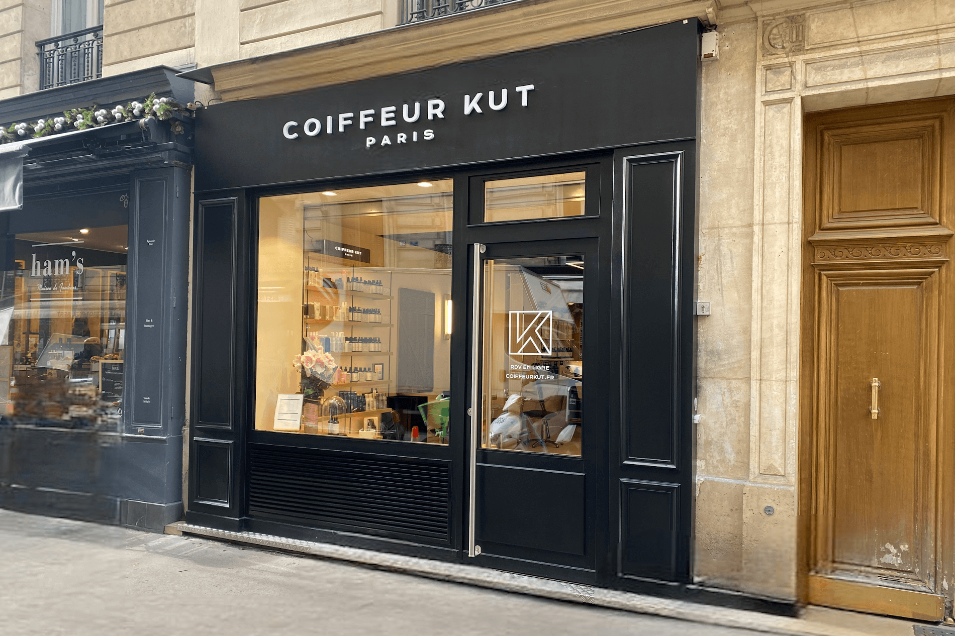 Devanture Salon Coiffeur Kut Faidherbe